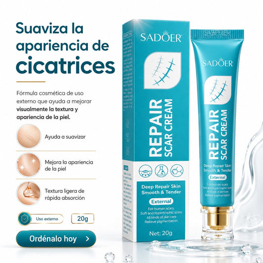 Crema SADOER reparadora de cicatrices